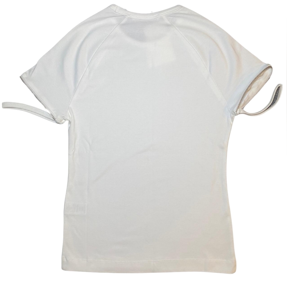 Helmet Lang NWOT White shirt zipper sz L